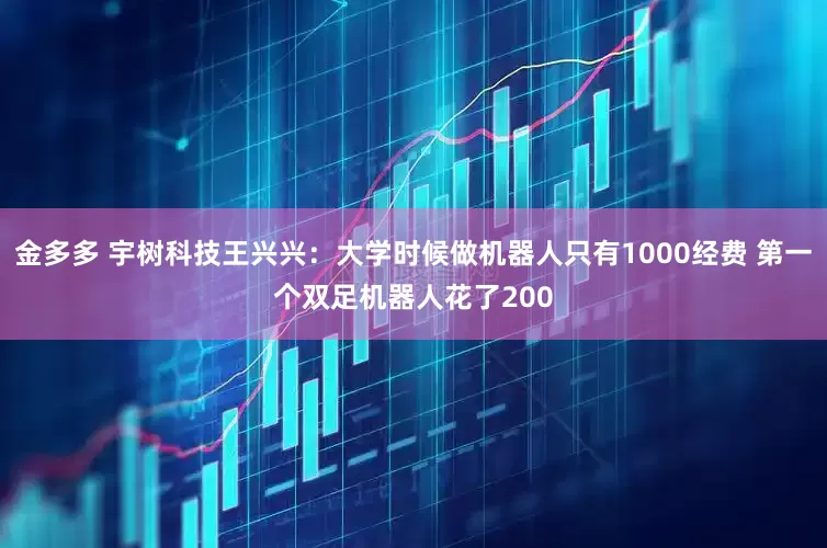 金多多 宇树科技王兴兴：大学时候做机器人只有1000经费 第一个双足机器人花了200